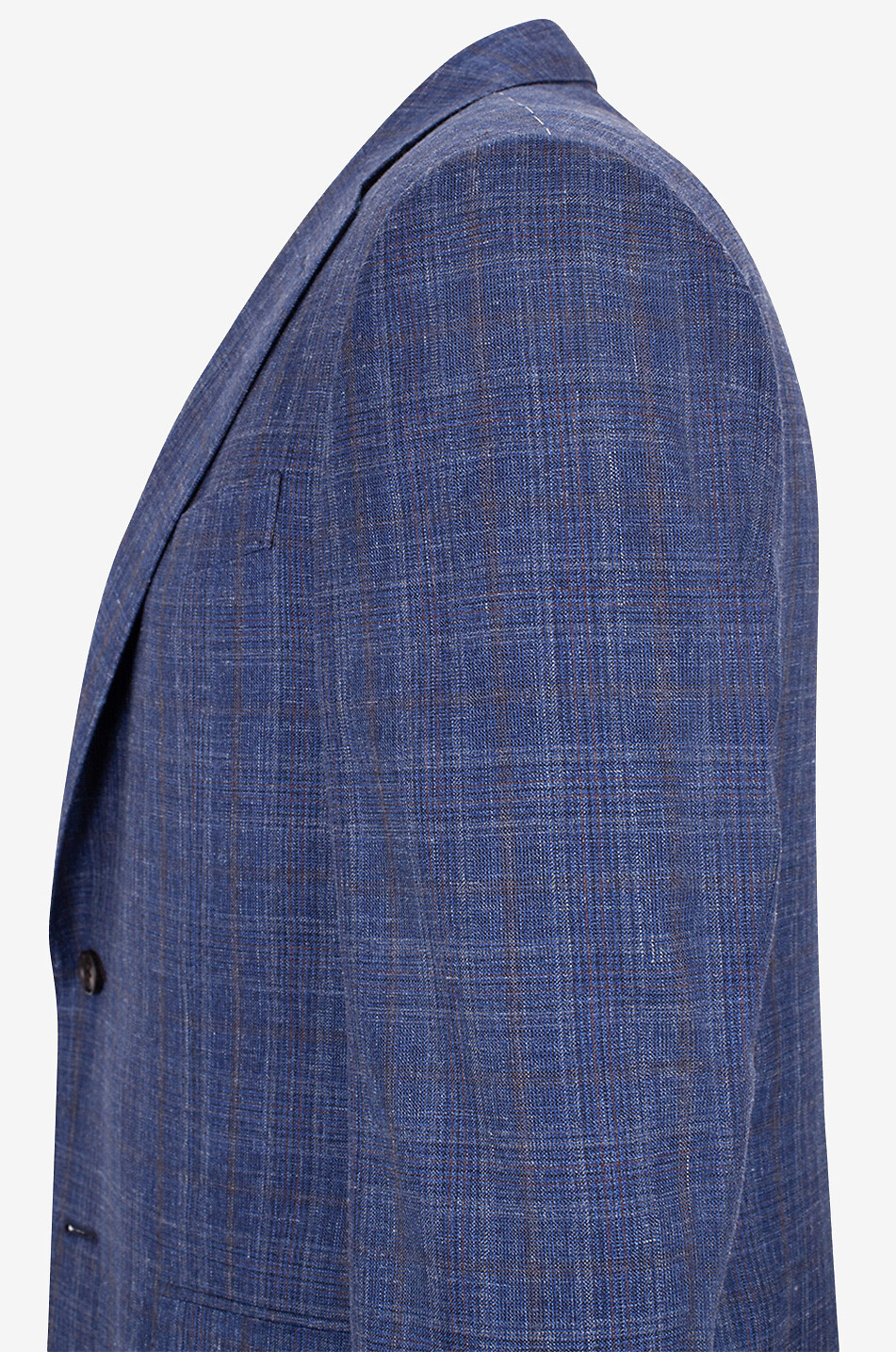 CORNELIANI Blazer aus Wolle Seide und Leinen Herren MITTELBLAU 3