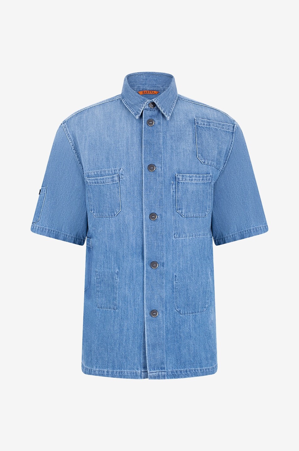 Hemd aus Denim Nodola Hoc Stone