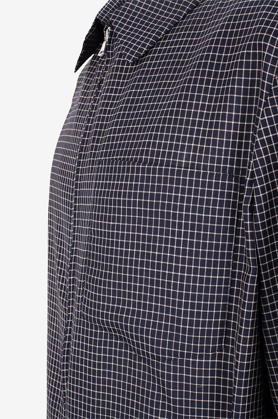 BARENA VENEZIA Zaleto Quod checked virgin wool jacket Men DARK BLUE 3