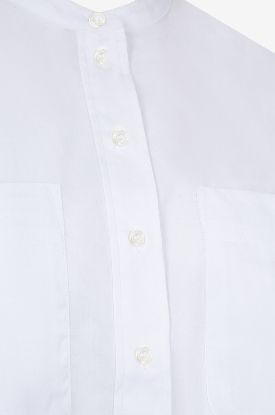 SOEUR Laurette puff sleeve poplin shirt Women WHITE 3