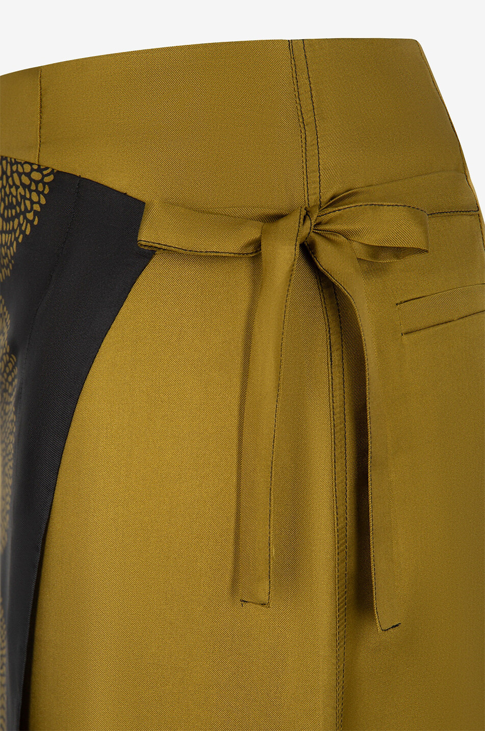 SOEUR Jupe portefeuille midi en soie imprimée Tensi Pochoir Femme MULTICOLORE 3