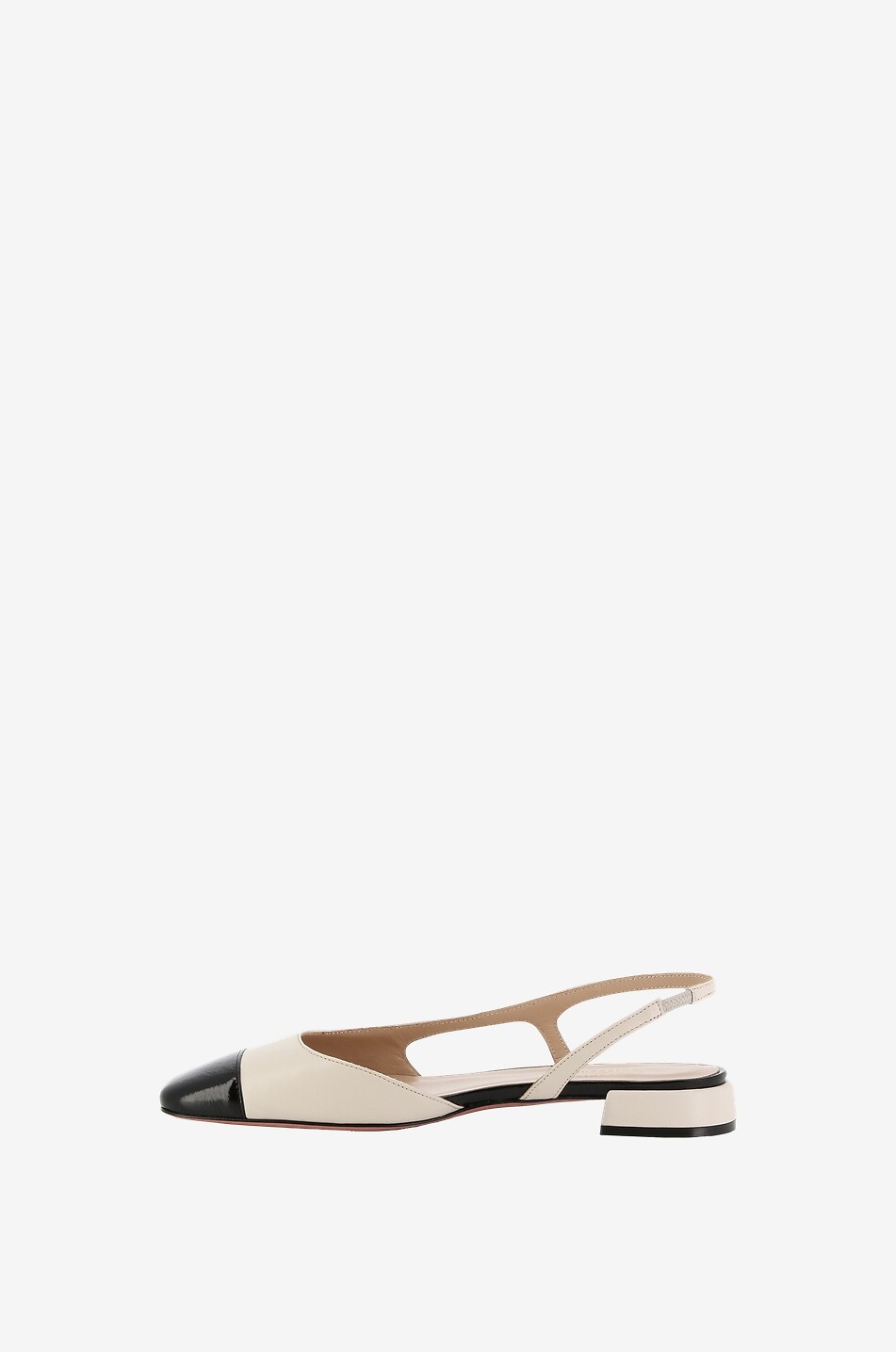 BONGENIE Zweifarbige Slingback-Ballerinas Ila 20 Damen CREMEFARBEN 3