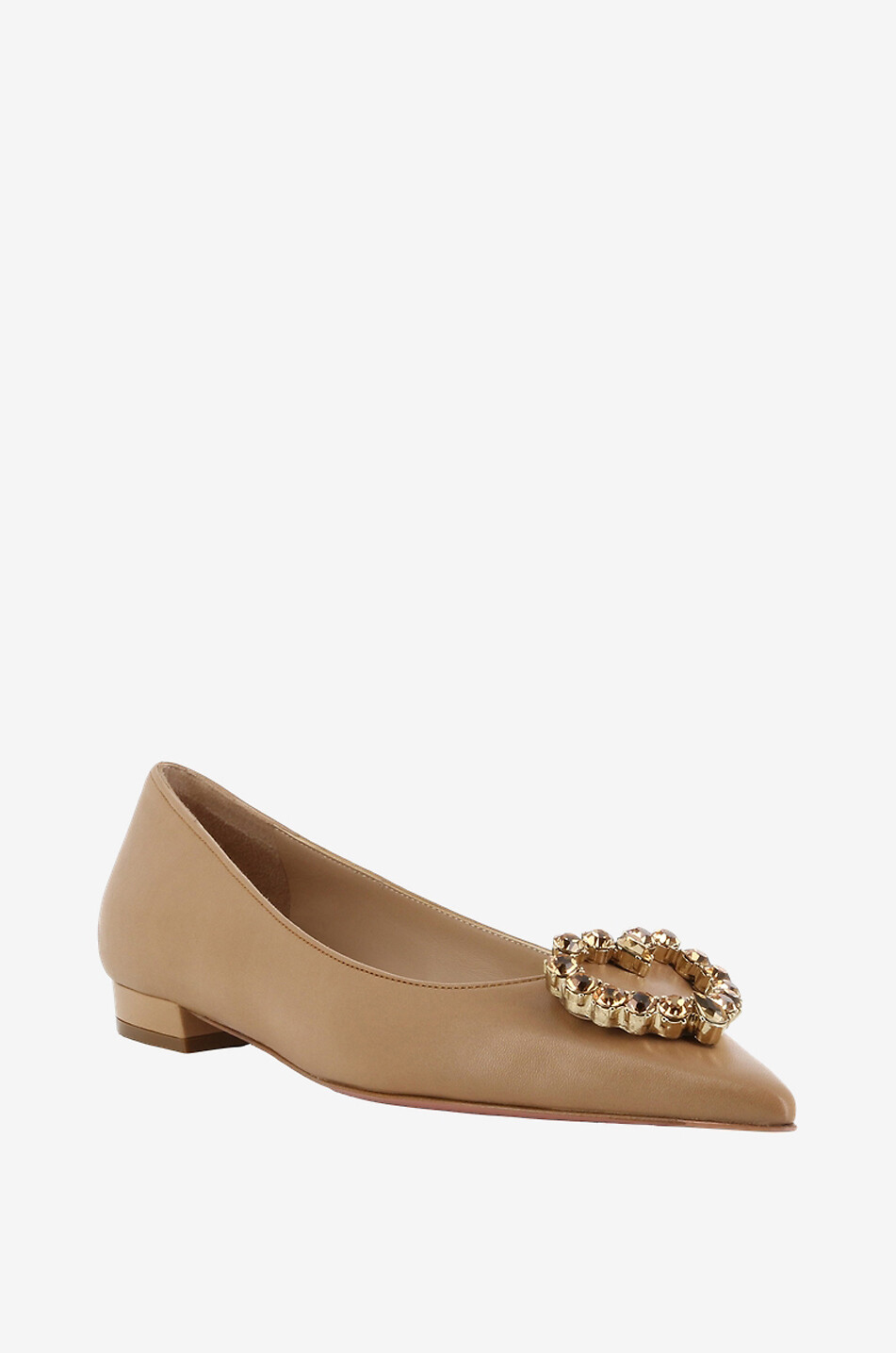 Ballerines en cuir nappa à bout pointu Santana 10