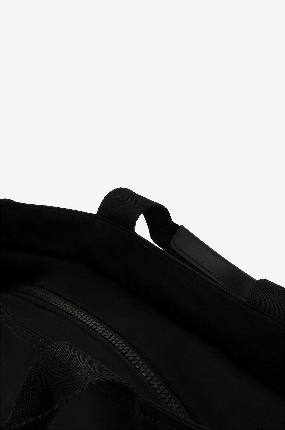DOLCE & GABBANA Grosser Nylon-Shopper mit Reissverschluss und Gummi-Logo Herren SCHWARZ 6
