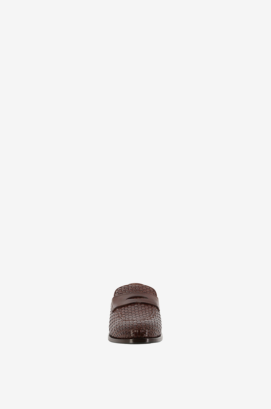 BRUNELLO CUCINELLI Penny Loafers in woven calfskin Men LIGHT BROWN 2