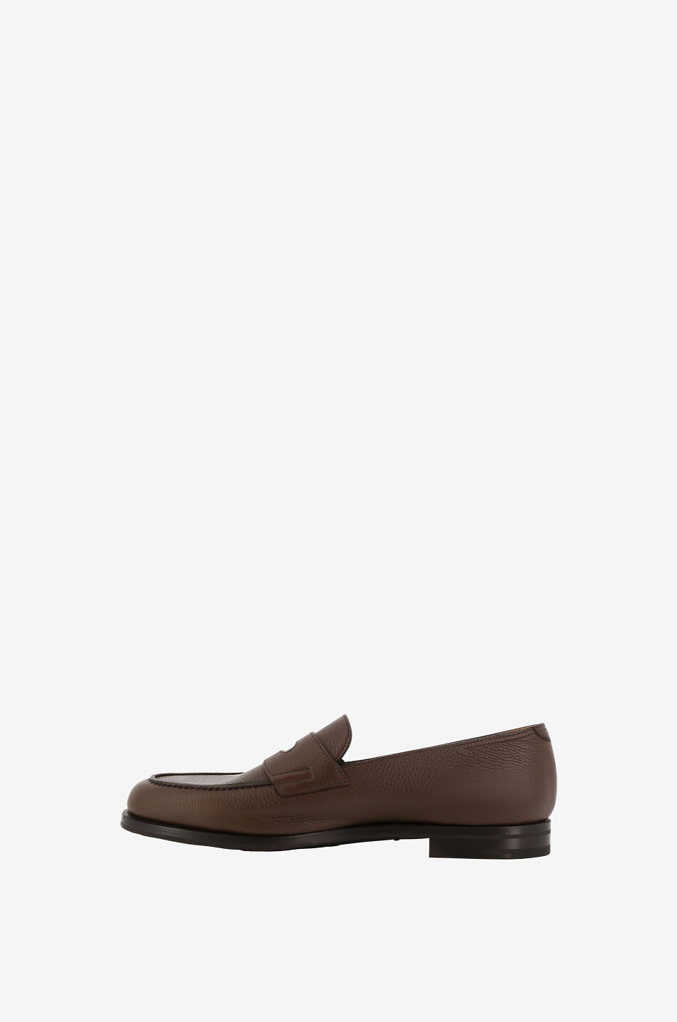 JOHN LOBB Mocassins en cuir grainé Lopez Pure Grain Homme MARRON MOYEN 3