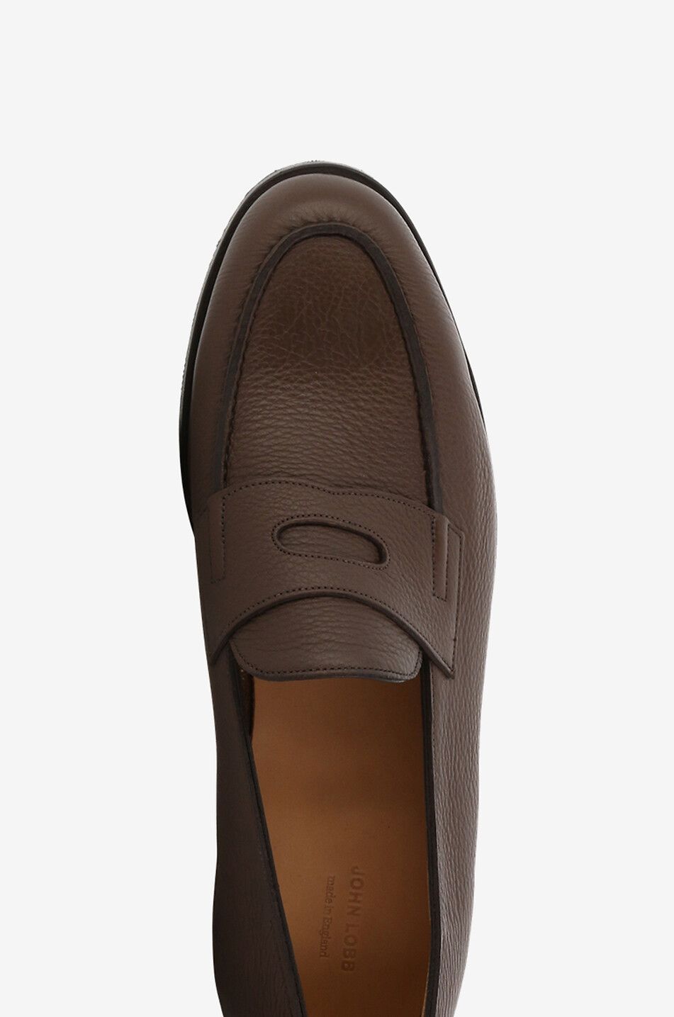 Lopez Pure Grain grained leather loafers