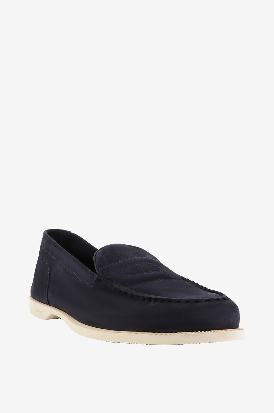 JOHN LOBB Mocassins en daim Pace Suede Homme BLEU FONCE 1