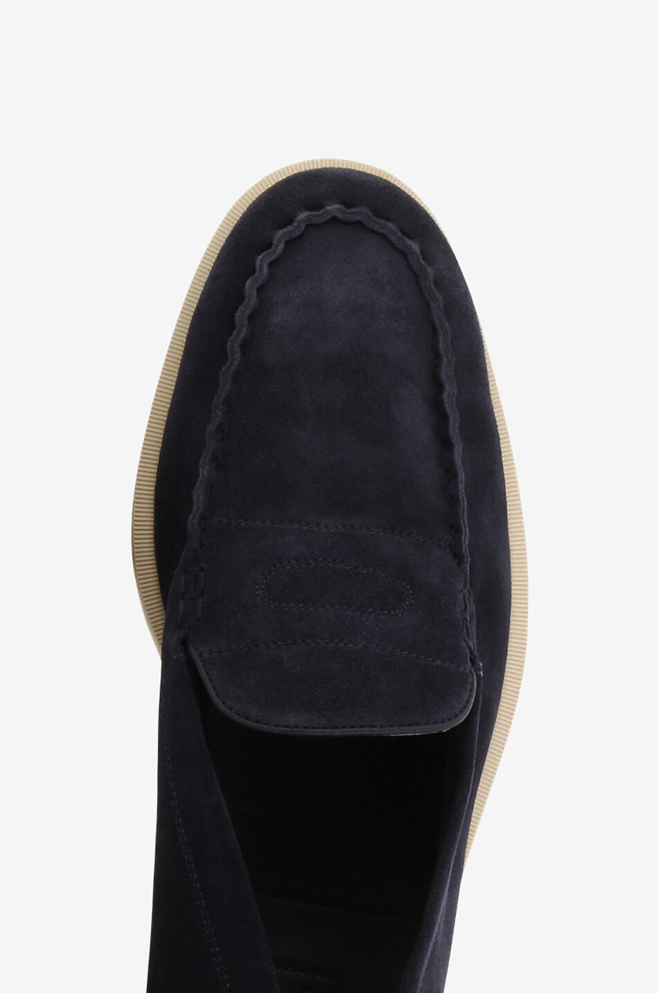 JOHN LOBB Mocassins en daim Pace Suede Homme BLEU FONCE 5