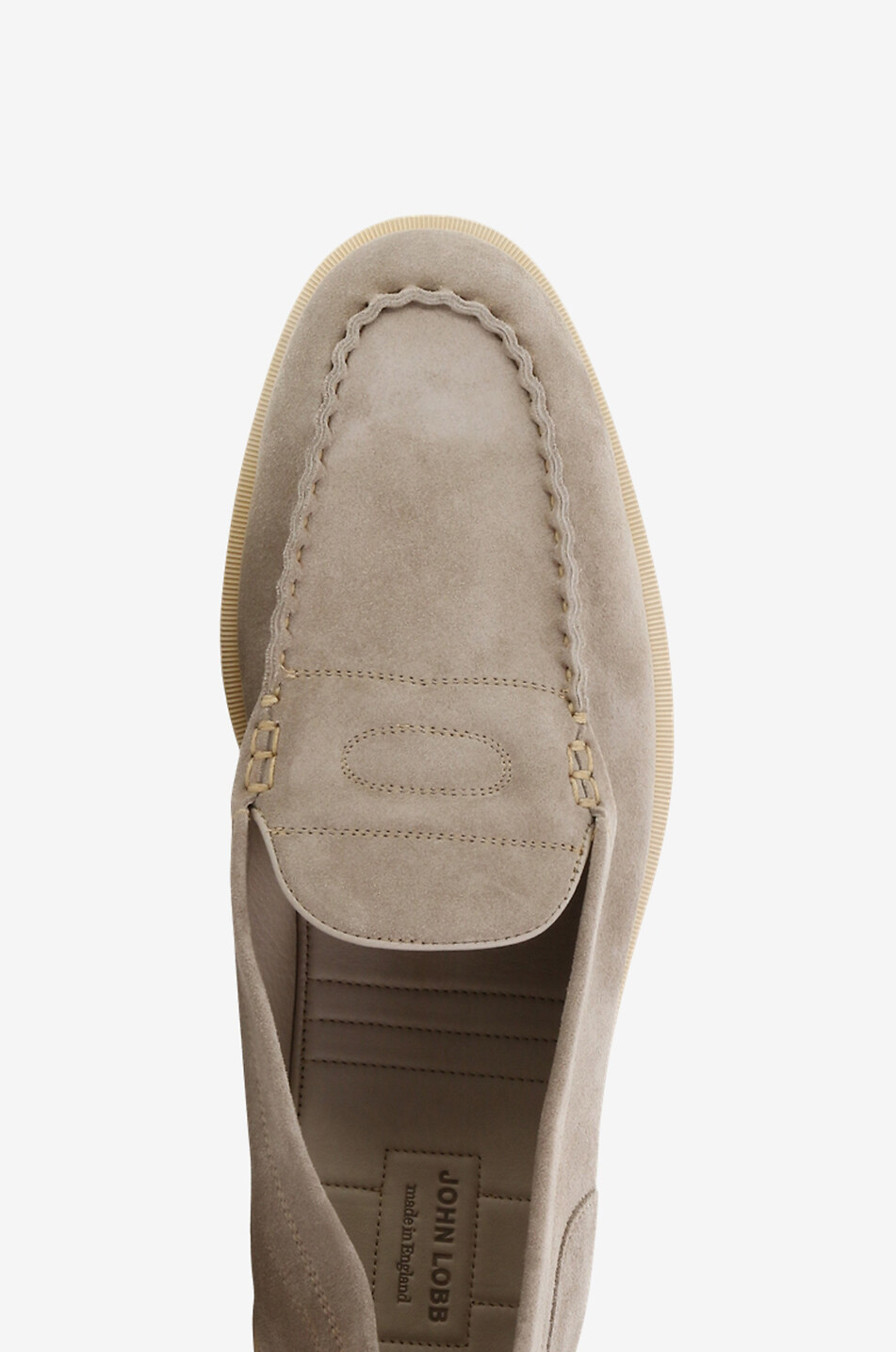 JOHN LOBB Mocassins en daim Pace Suede Homme MARRON 5