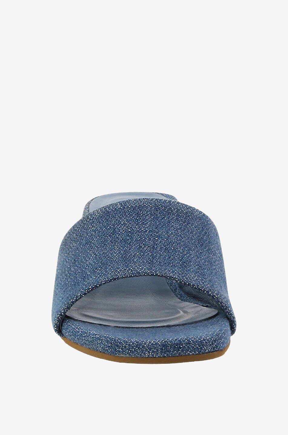 Mules à talon carré en denim délavé Connys 45