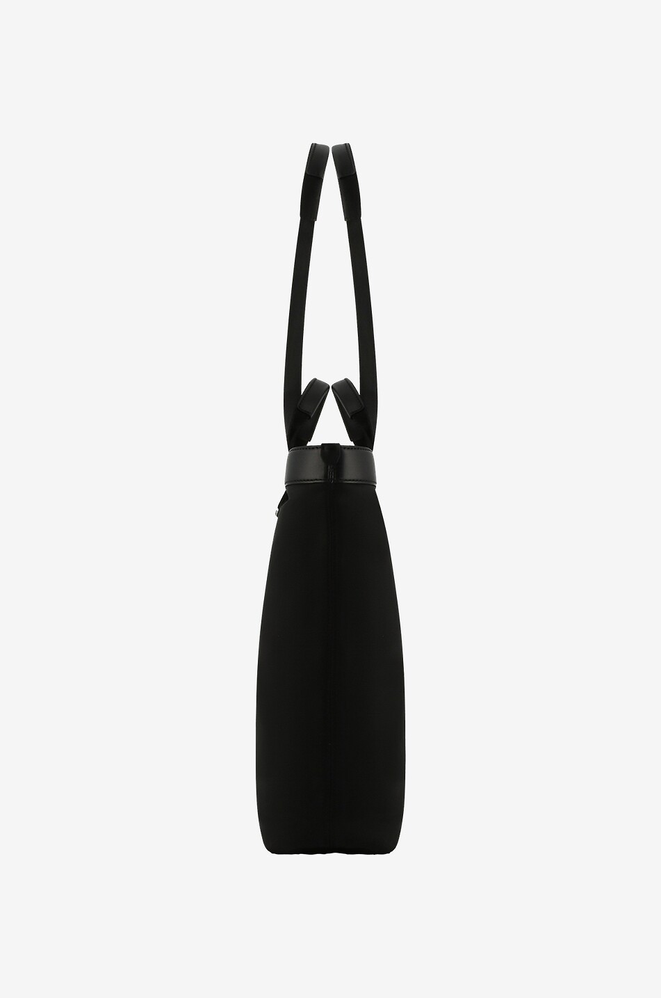 DOLCE & GABBANA Rubber logo zipped nylon and leather tote bag Men BLACK 4