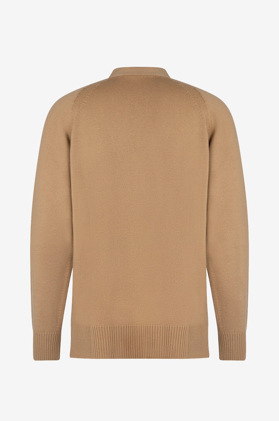 OFFICINE GENERALE Milos merino wool cardigan Men Light beige 2