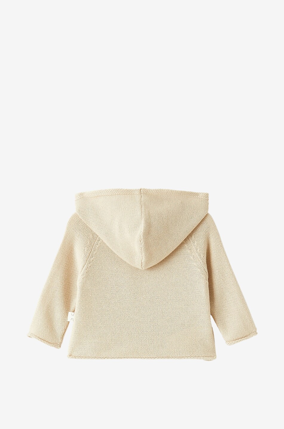 Baby-Kapuzencardigan mit Katzenstickerei