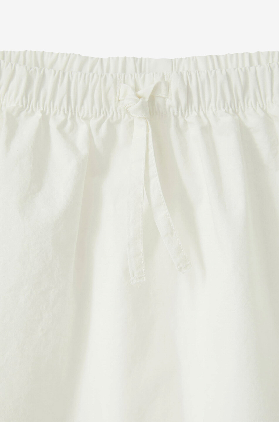 TEDDY & MINOU Stretch poplin baby trousers Baby EGGSHELL 3