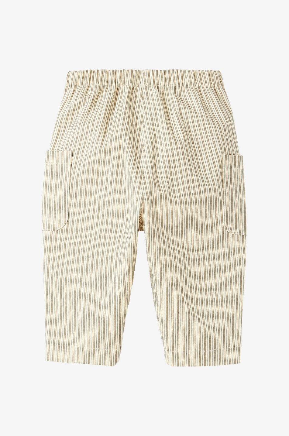 TEDDY & MINOU Gestreifte Baby-Cargohose Baby BEIGE 2