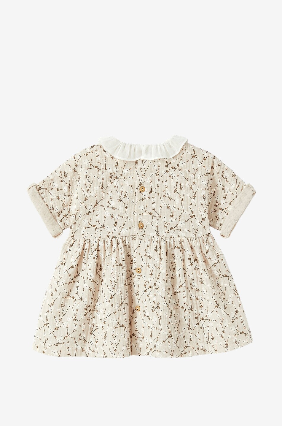 Baby-Kleid aus geblümtem Gaze