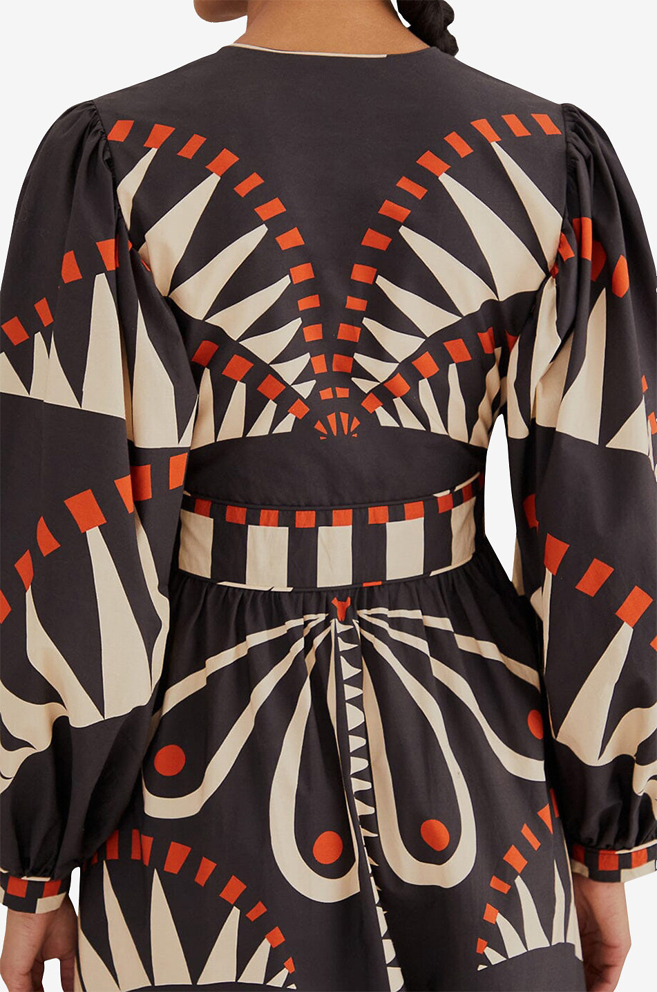 Robe maxi en popeline imprimée Coconut Grove