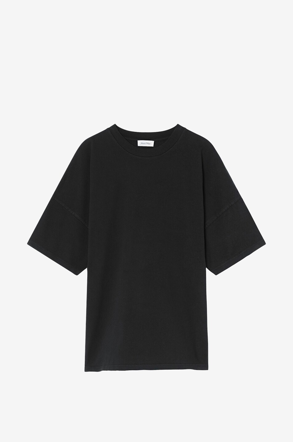 AMERICAN VINTAGE Fizvalley cotton short-sleeved T-shirt Men BLACK 1