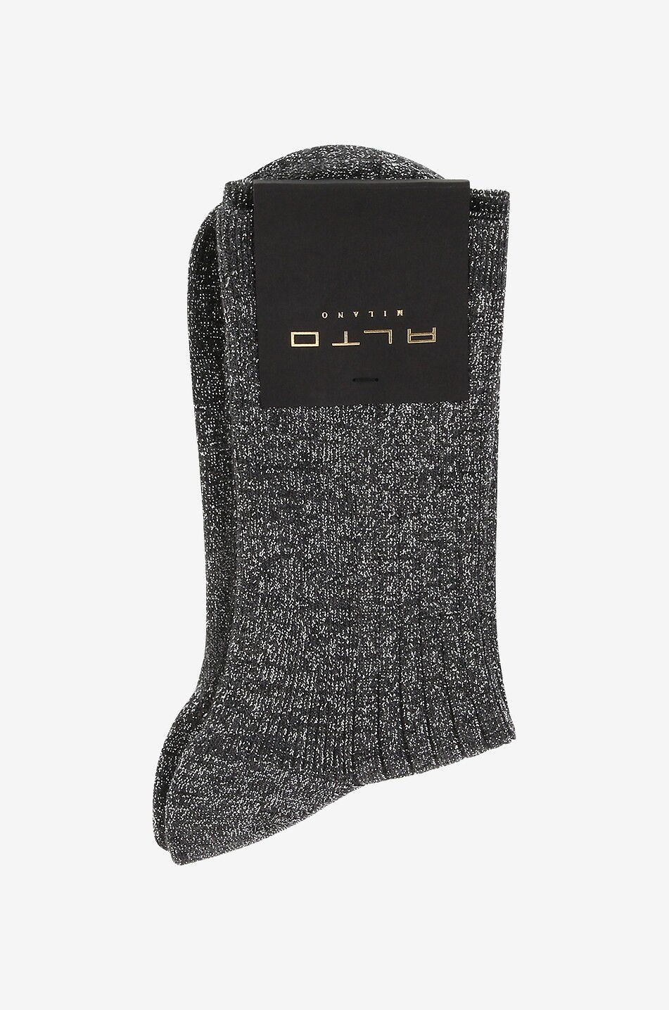 N°92 short glittering cotton socks