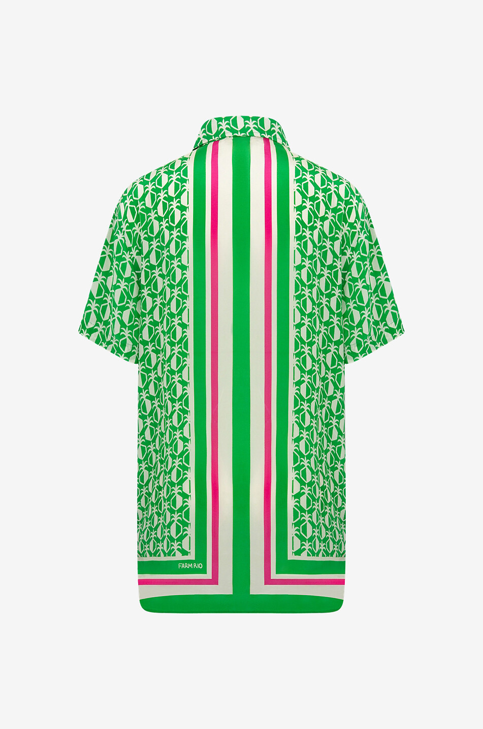 Chemise à manches courtes imprimée Pineapple Scarf