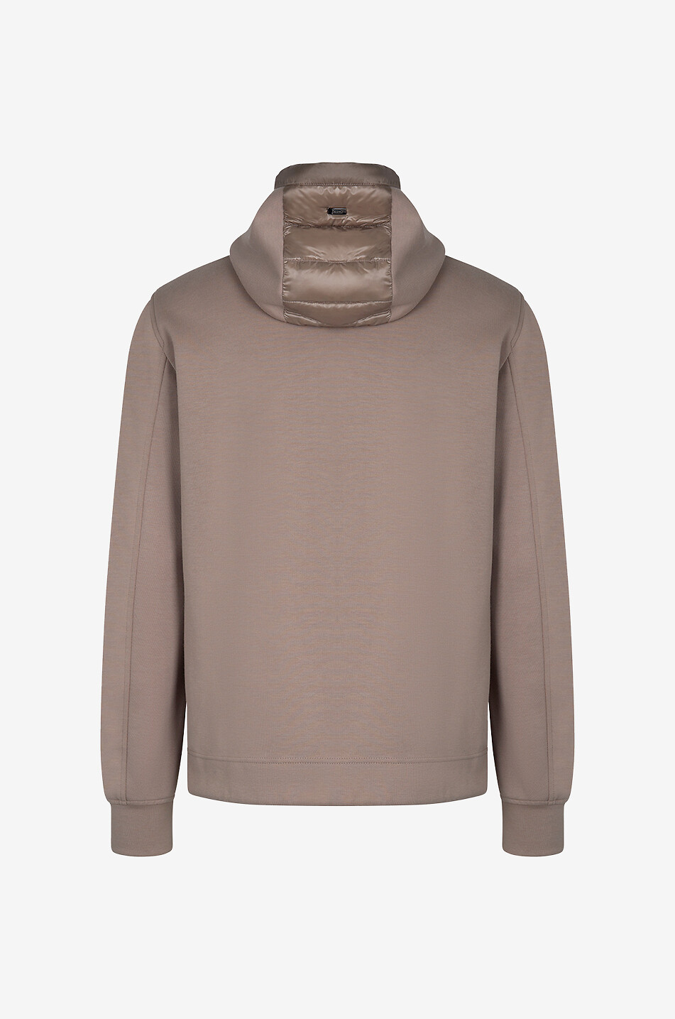 HERNO Leichte Daunenjacke aus Sweat-Material und Nylon Ultralight Herren BRAUN 2