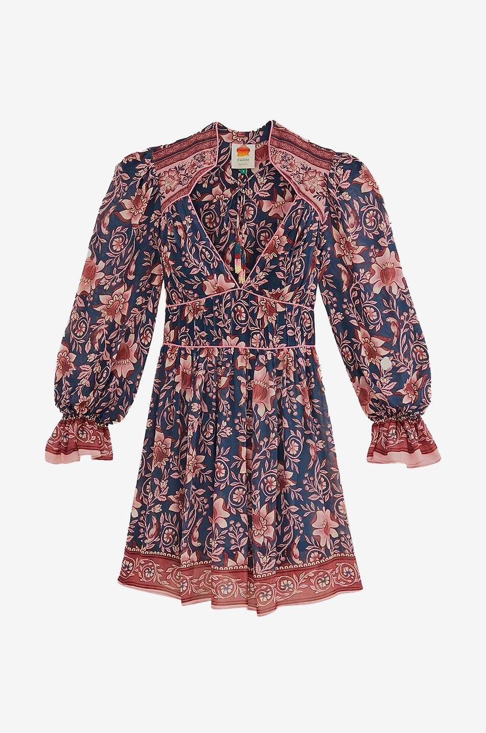 Mini robe en crêpe fluide Ainika Charm