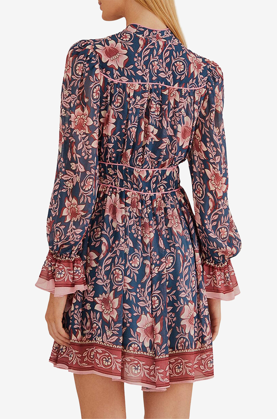 Mini robe en crêpe fluide Ainika Charm