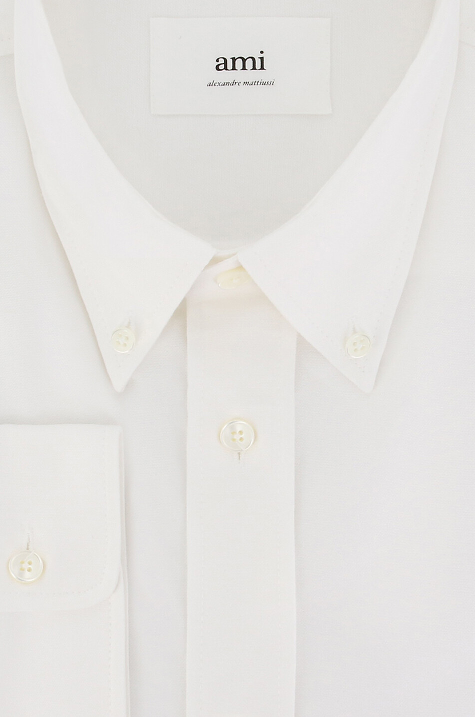AMI Chemise oxford à col boutonné Ami de Coeur Boxy Fit Homme BLANC 2