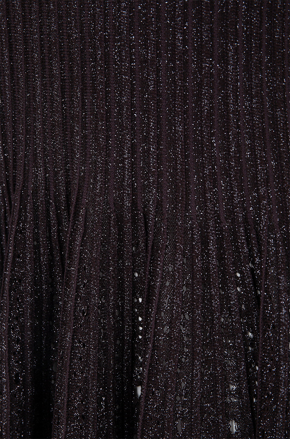 Kurzes glitzerndes Lochstrickkleid Alisa Ganieva