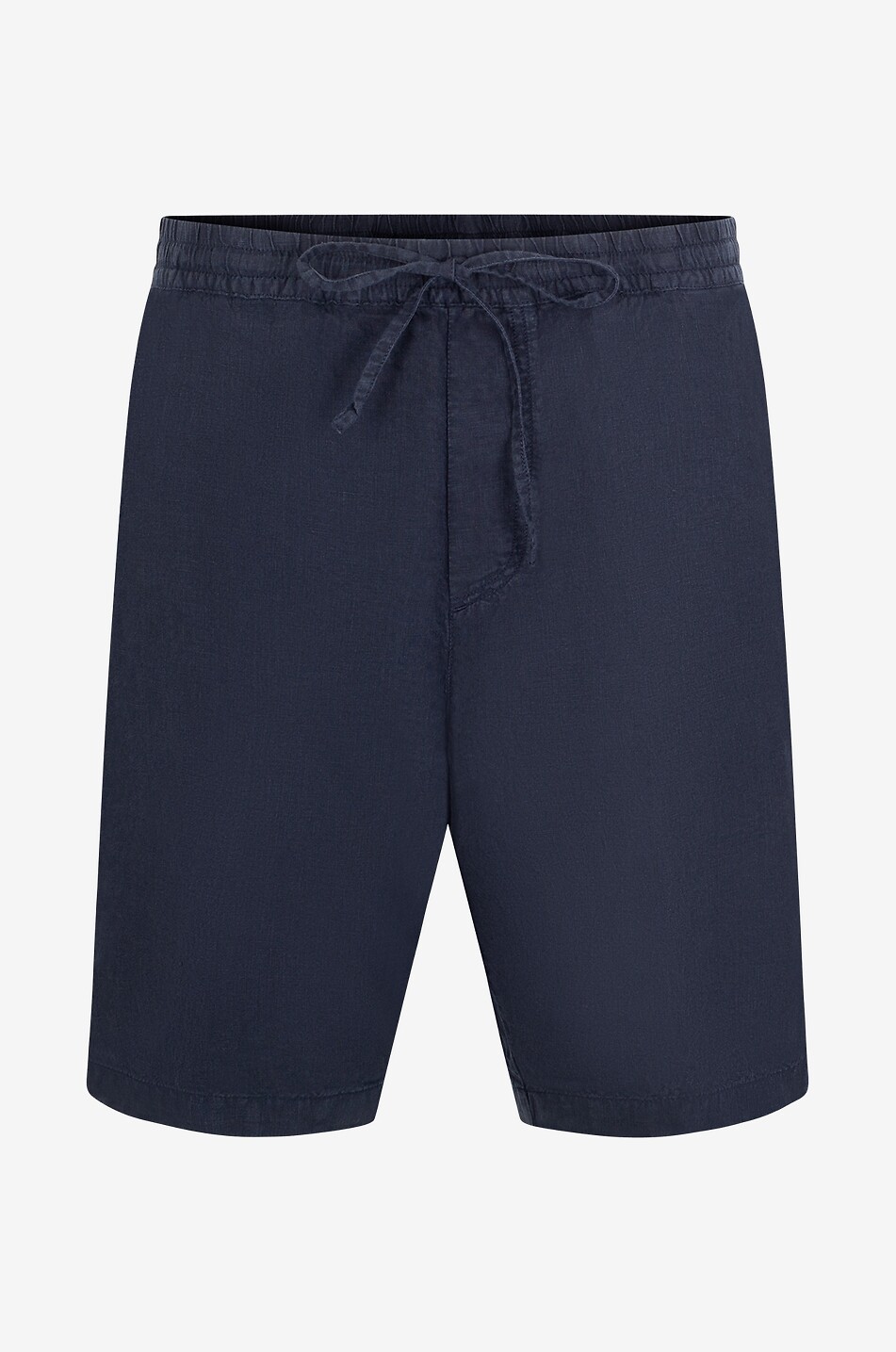 120% LINO Linen Bermuda shorts Men DARK BLUE 1