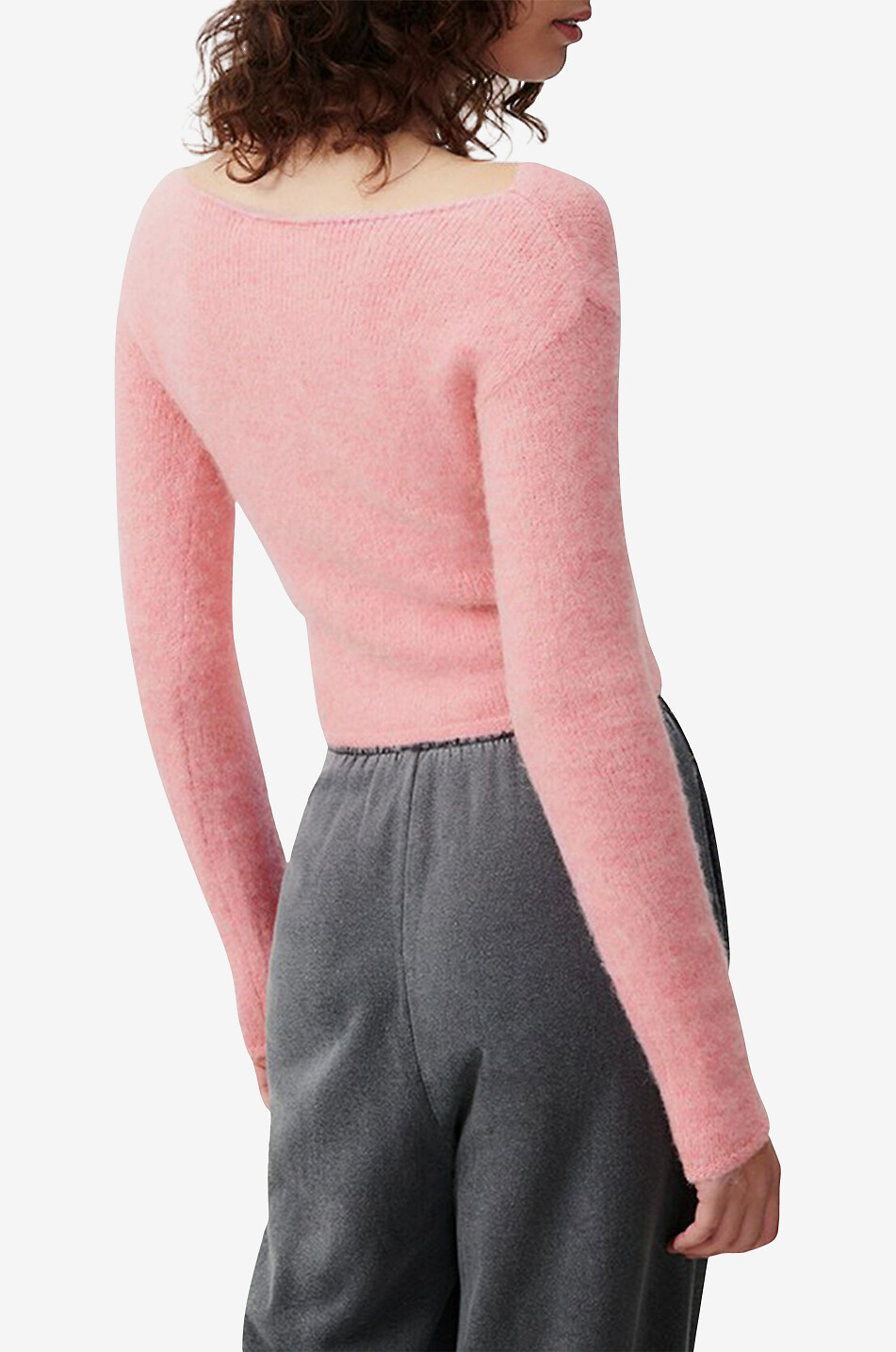 AMERICAN VINTAGE Pullover mit U-Boot-Ausschnitt East Damen ROSA 4