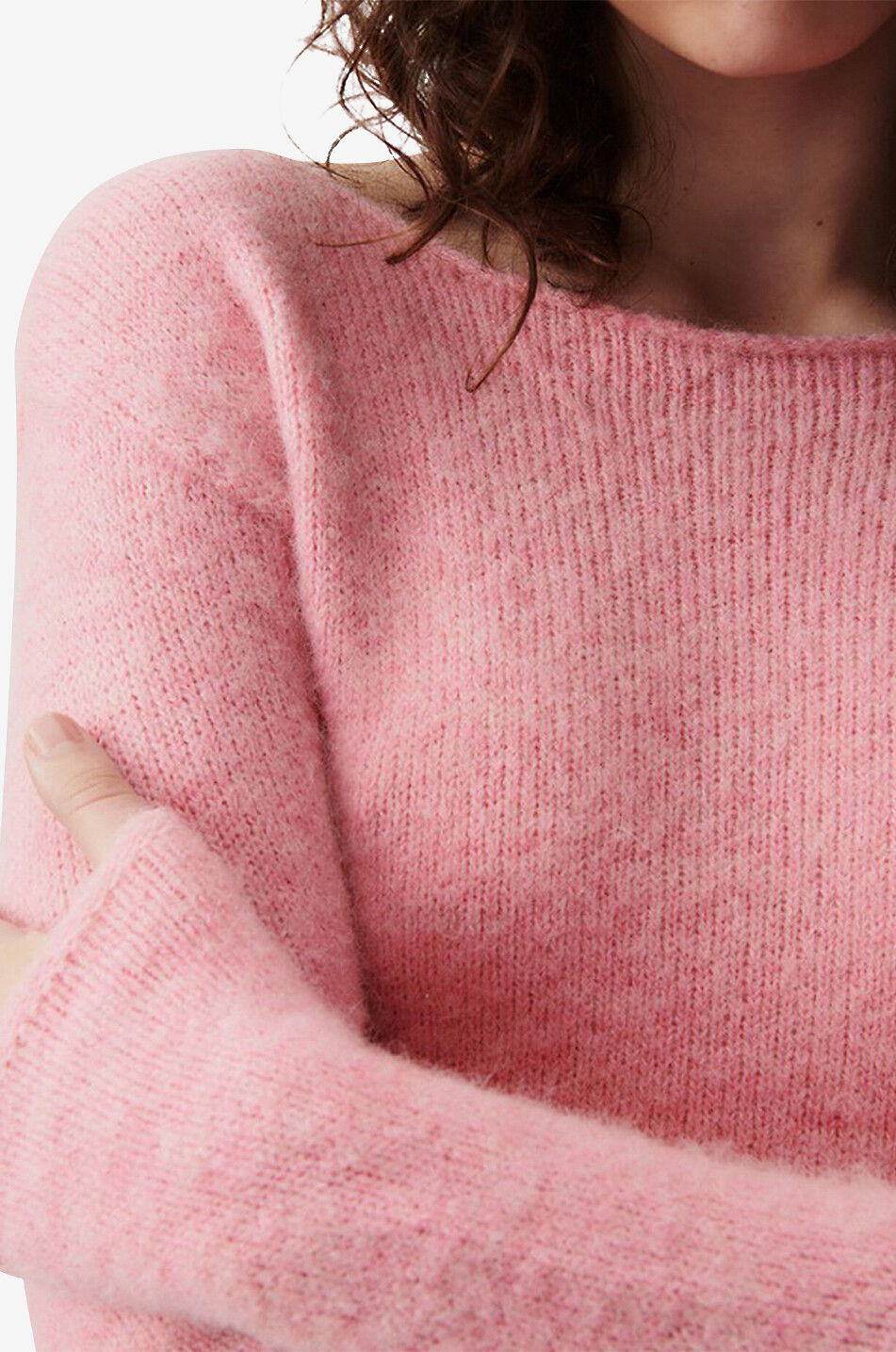 AMERICAN VINTAGE Pullover mit U-Boot-Ausschnitt East Damen ROSA 5