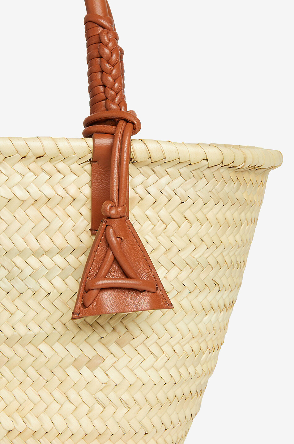 ALANUI Icon Palm Leaf Big braided fringe adorned tote bag Women Light beige 6