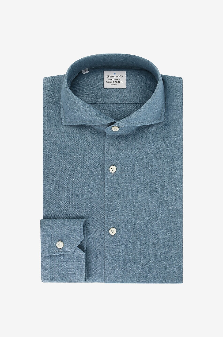 Langärmeliges Hemd aus Leinen