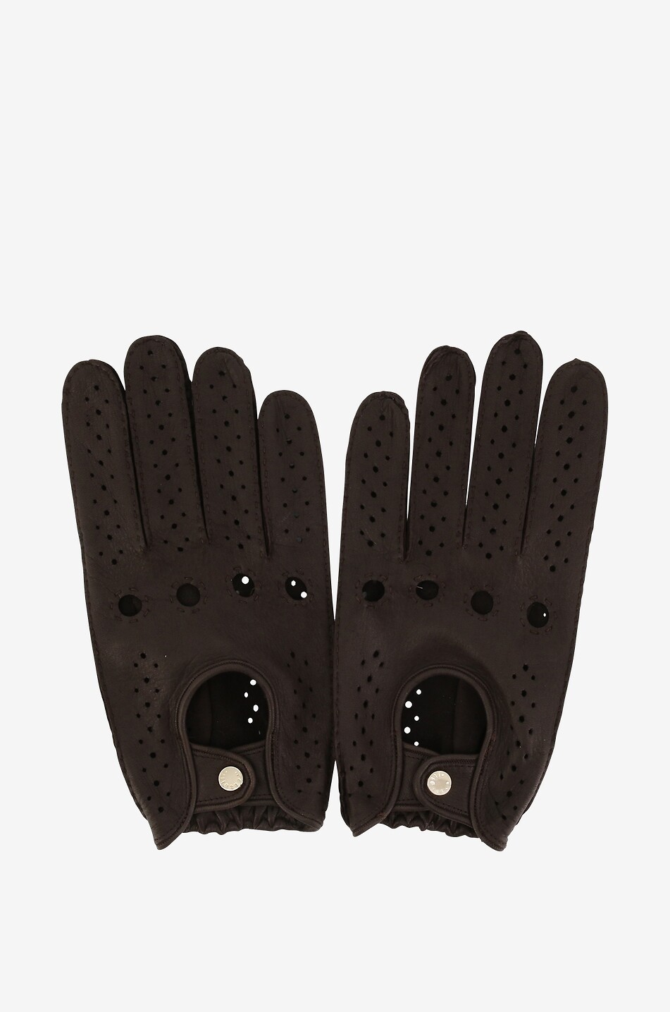 Handschuhe aus Hirschleder mit Perforationen