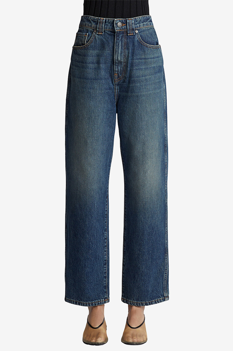 Verkürtze Jeans mit hoher Taille The Shalbi Stinson