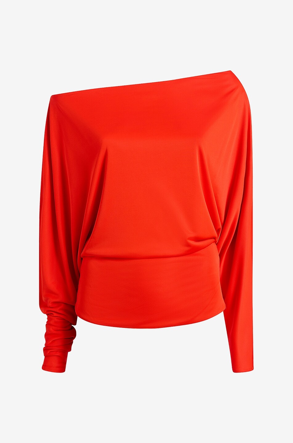 KHAITE Top à épaule dénudée en jersey The Juno Femme ROUGE 1