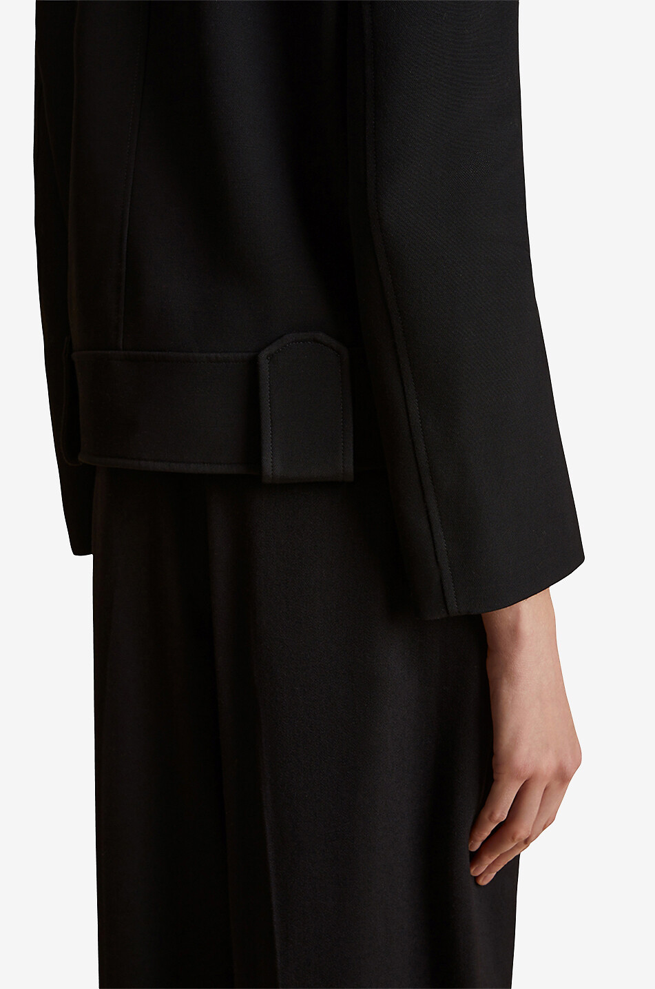 Veste tailleur boxy en cady The Laybin