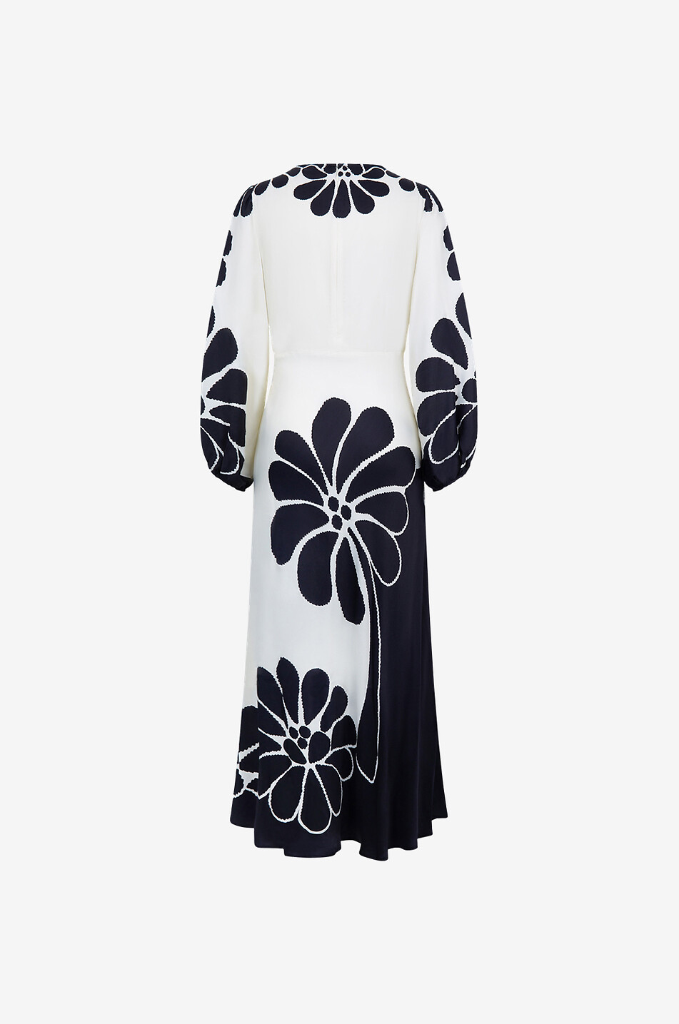 FARM RIO Robe maxi fleurie à découpe Palermo Femme NOIR 2