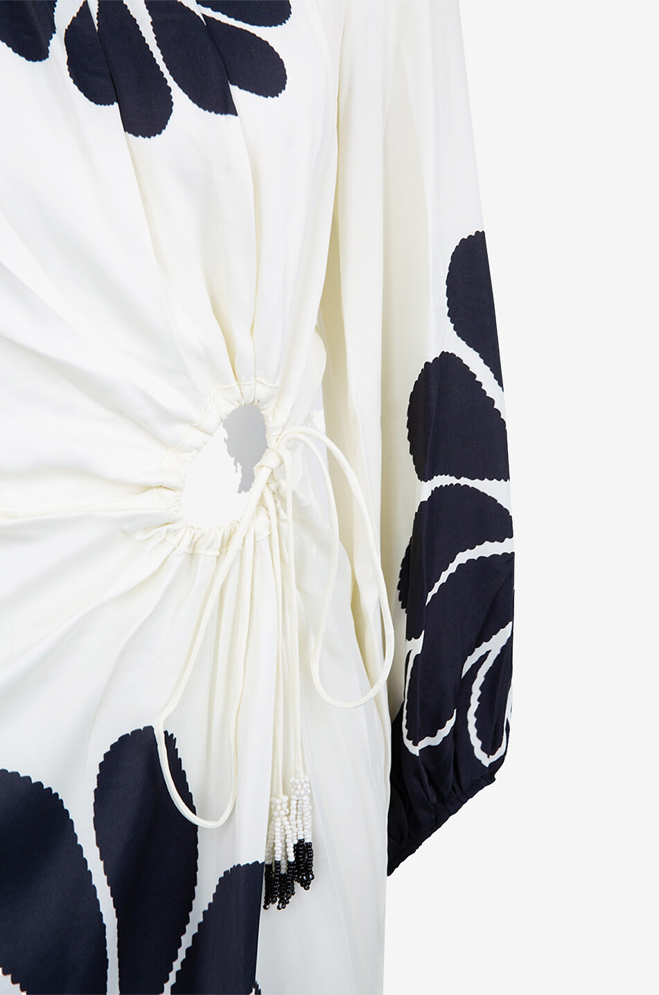 FARM RIO Robe maxi fleurie à découpe Palermo Femme NOIR 6