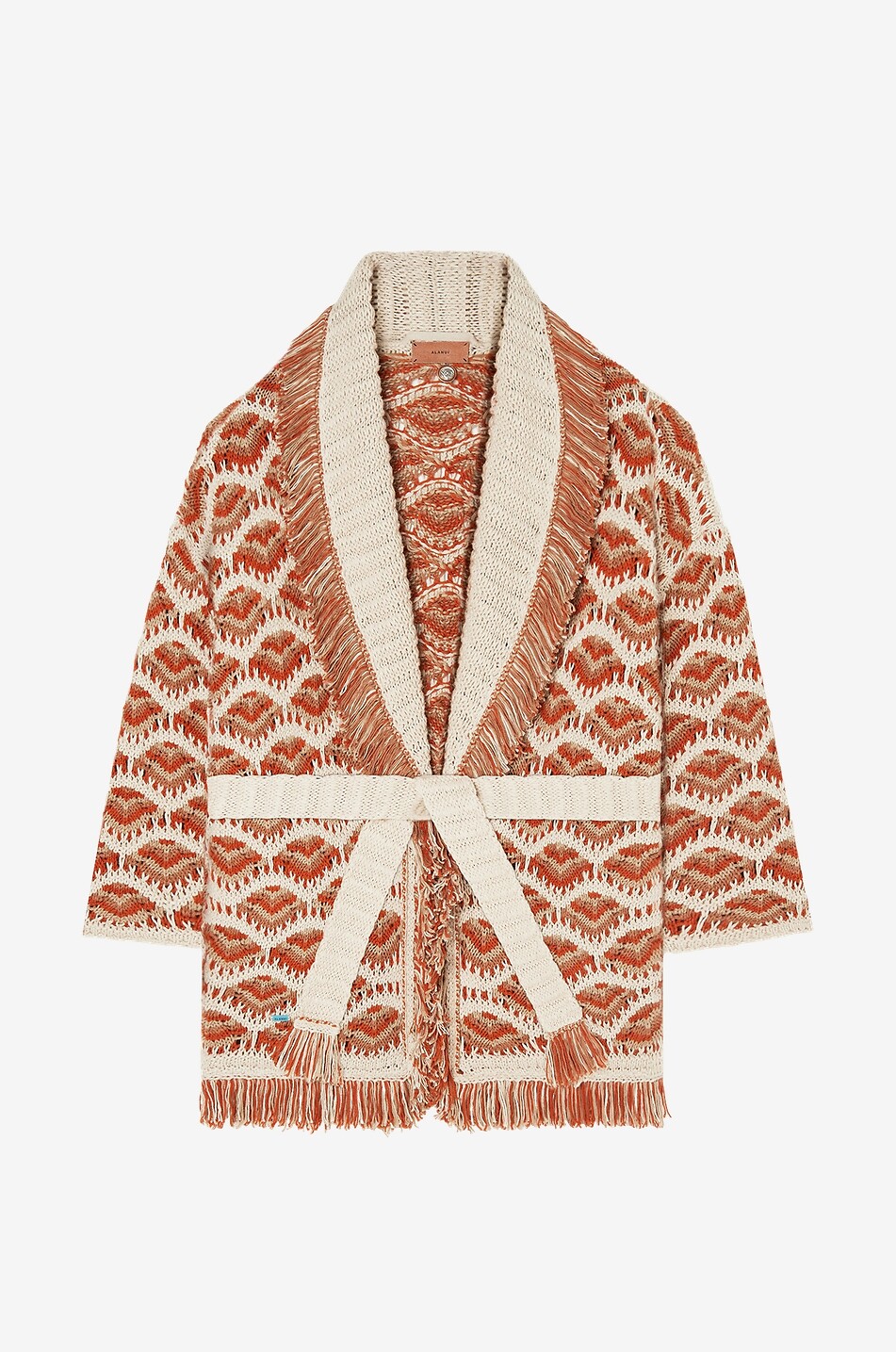 Haua Mahal cotton and linen cardigan