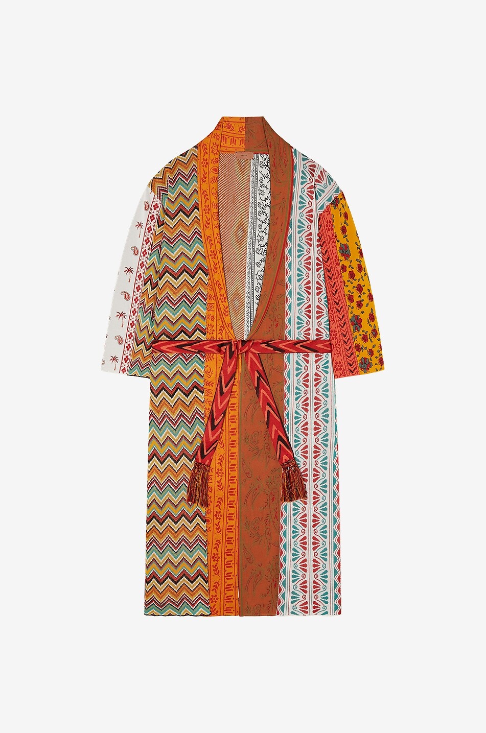 Scent of Inscense fluid printed coat