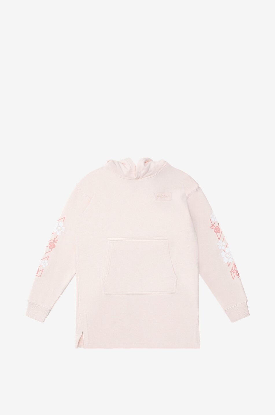 Robe sweat fille détails tulle Lace Diag Hoodie