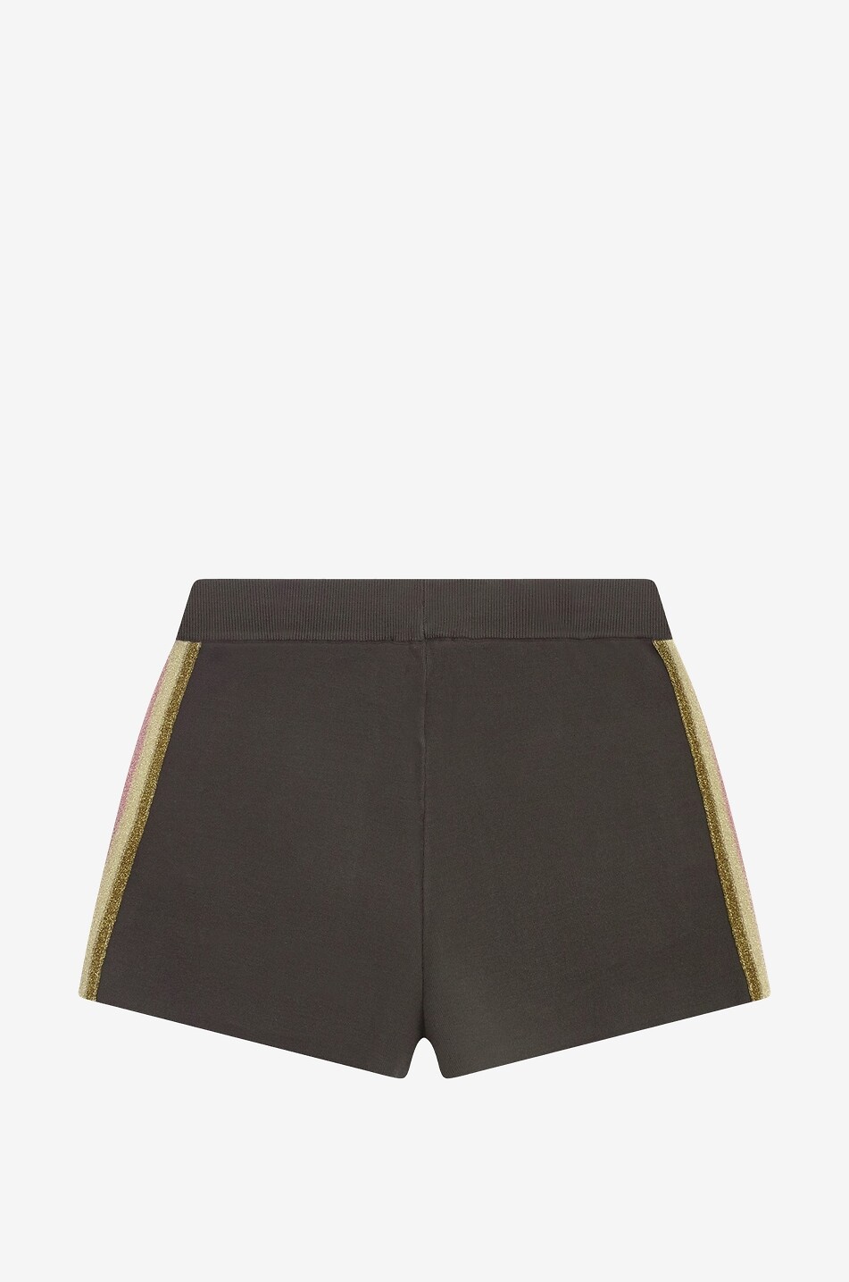 ZADIG & VOLTAIRE Short en maille à rayures lurex fille Poeme Fille KAKI 2