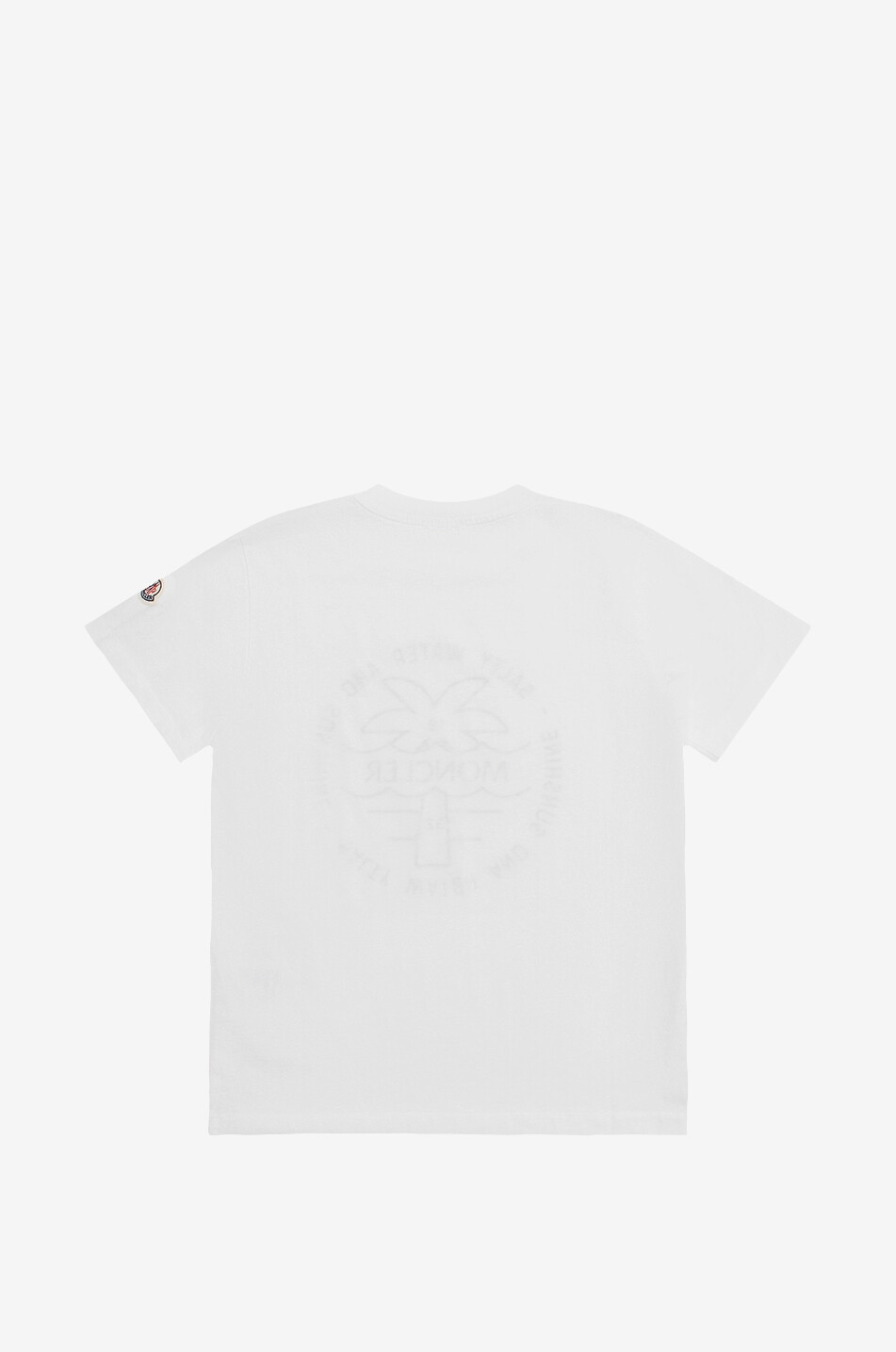 MONCLER Salty Water & Sunshine boy's short-sleeved T-shirt Boy EGGSHELL 2