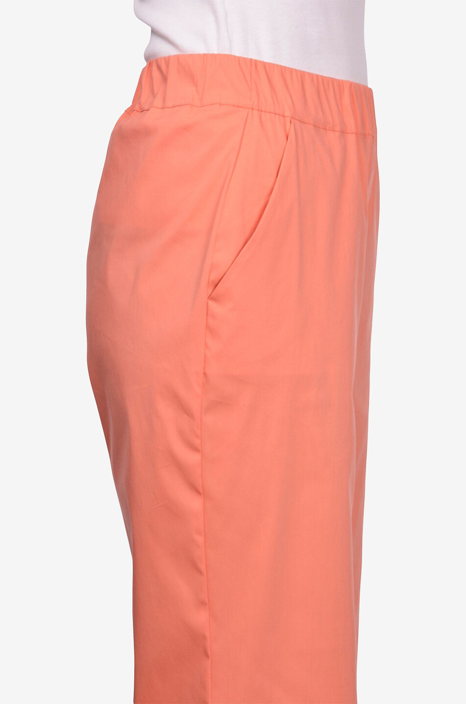 GRAN SASSO Pantacourt évasé en coton Femme ORANGE 6