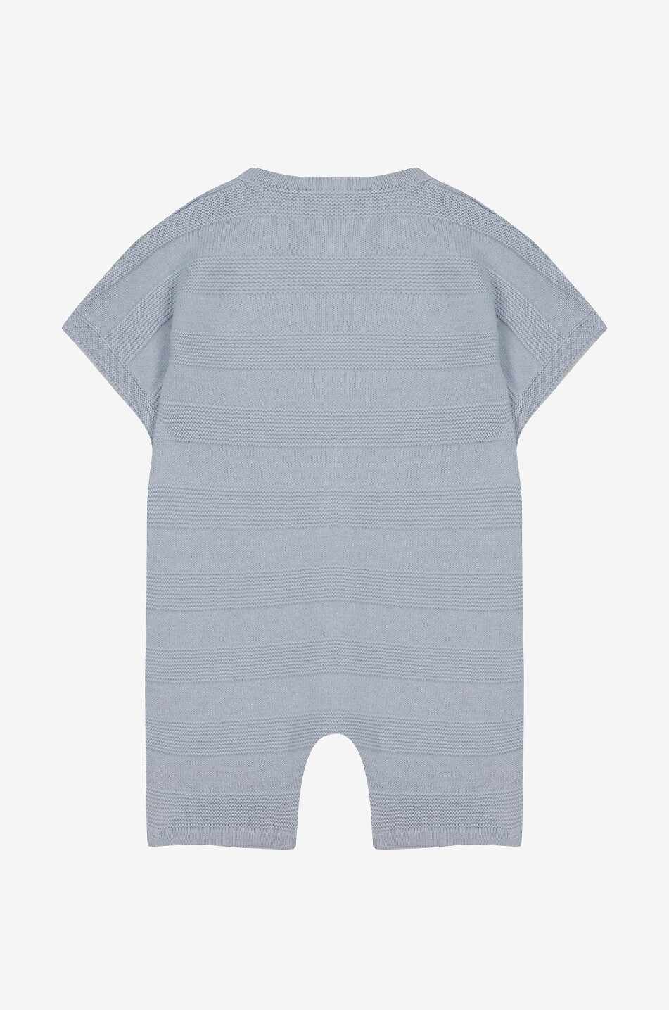 Baby-Strick-Kurzstrampler aus Baumwolle mit Streifen