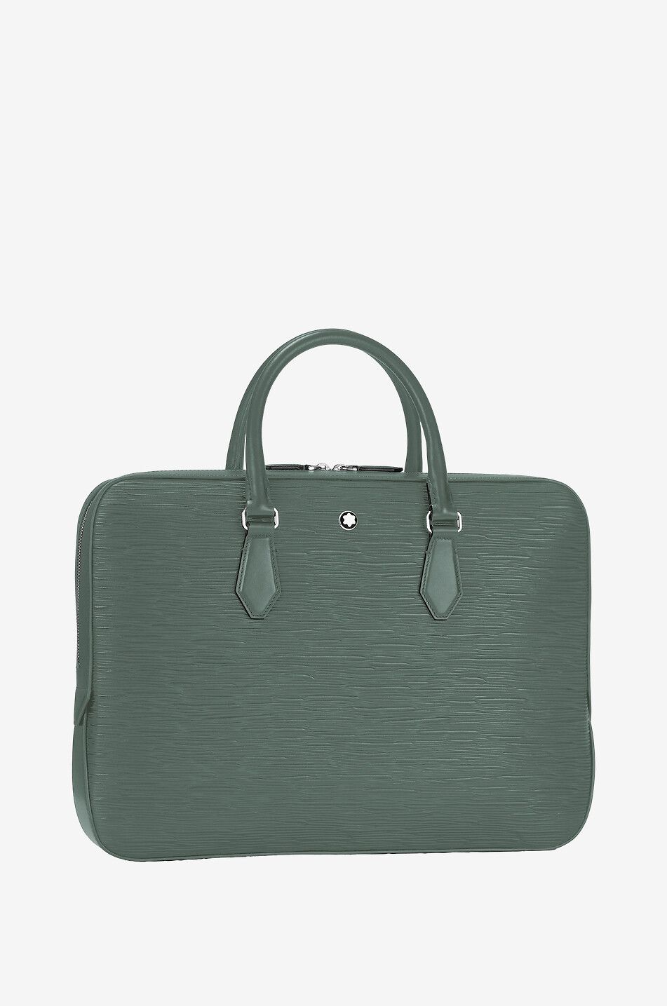 MONTBLANC 4810 Thin textured leather document case Men MEDIUM GREEN 2
