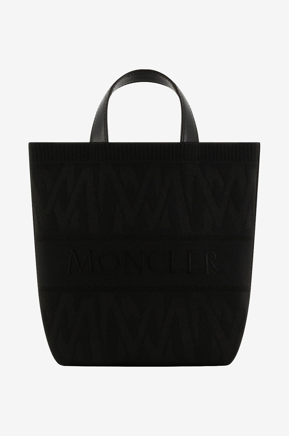 Knit Tote Mini jacquard tote bag